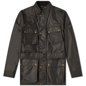 Belstaff Trialmaster Jacket Waxed Cotton Faded Olive