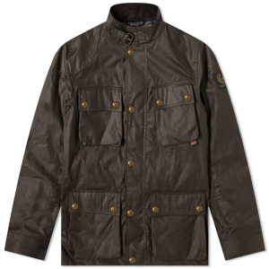 Belstaff Fieldmaster Jacket Waxed Cotton Faded Olive