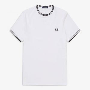 Fred Perry Twin Tipped T-Shirt White