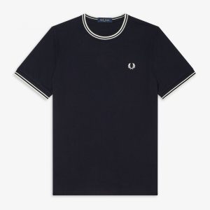 Fred Perry Twin Tipped T-Shirt Dark Navy
