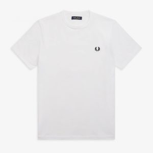 Fred Perry Ringer T-Shirt White