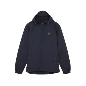 Lyle & Scott Zip Through Hooded Jacket -Dark Navy