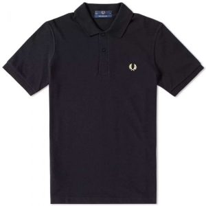 Fred Perry Reissues Original Plain Polo Black Champagne