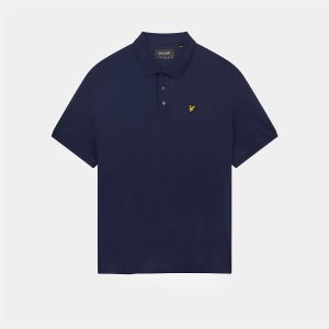 Lyle & Scott Men's Plain Polo Shirt - Navy