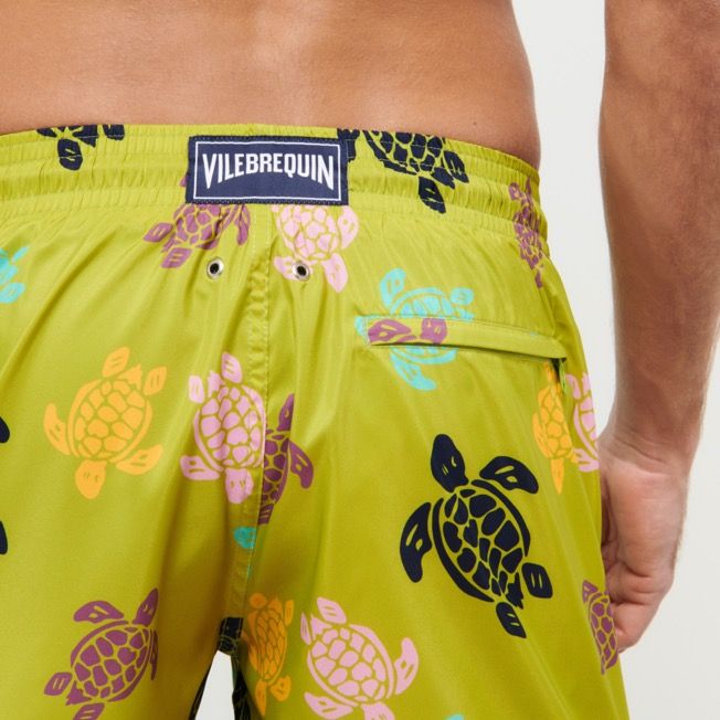 Vilebrequin Mahina Swim Short Ronde des Tortues Matcha - Imagen 2