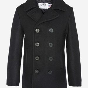 Schott NYC Iconic U.S. Navy Peacoat Made In USA Navy