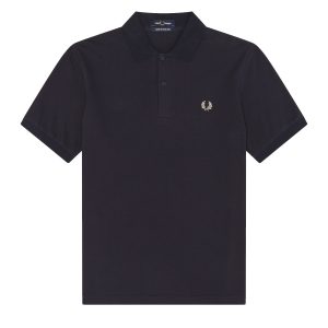 Fred Perry Reissues Original Plain Polo Navy / Light Oyster