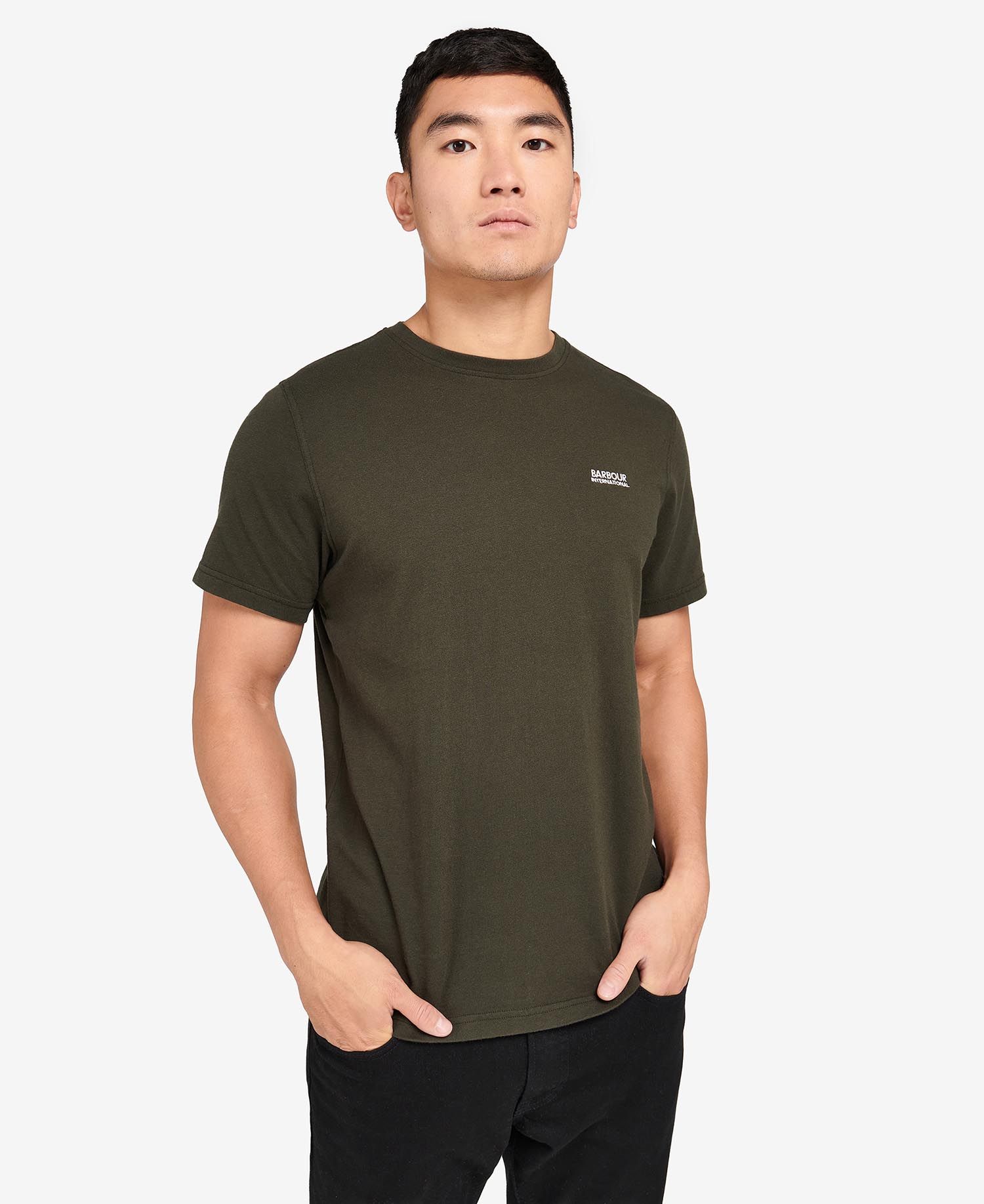 Barbour International Arch T-Shirt Forest Green - Imagen 3