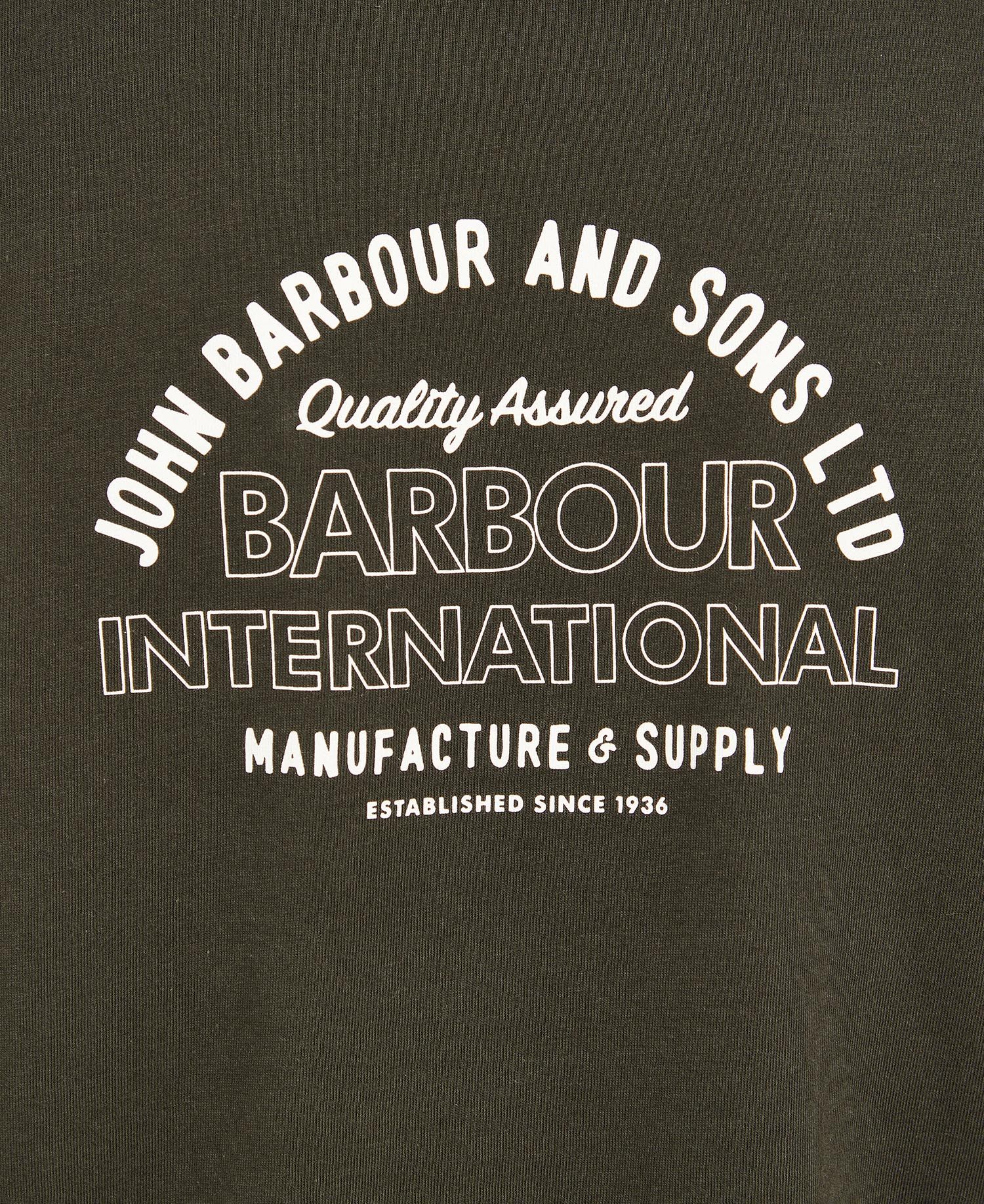 Barbour International Arch T-Shirt Forest Green - Imagen 6