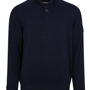 Barbour International Cotton Half Zip Navy