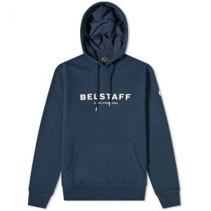 Belstaff 1924 Hoodie Dark Ink Off White