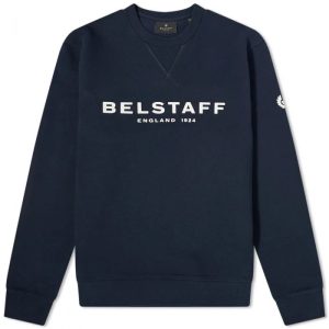 Belstaff 1924 Sweatshirt Dark Ink Off White