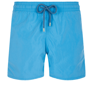 Vilebrequin Moorea Swim Short Solid Star Anise Blue
