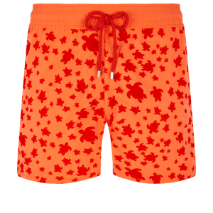 Vilebrequin Moorea Swim Short Turtles In The Sky Guava