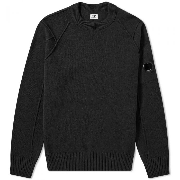 C.P. Company Knitwear Crew Neck Lambswool Black