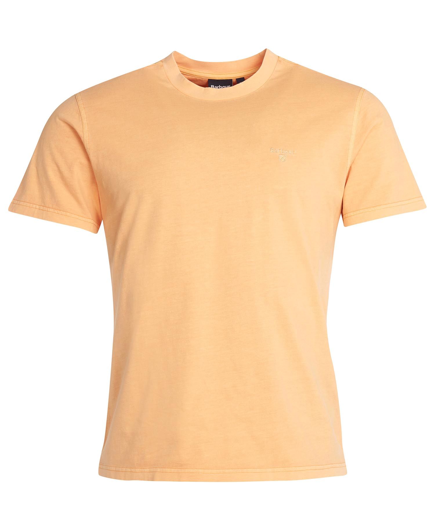 Barbour Garment Dyed T-Shirt Coral Sands