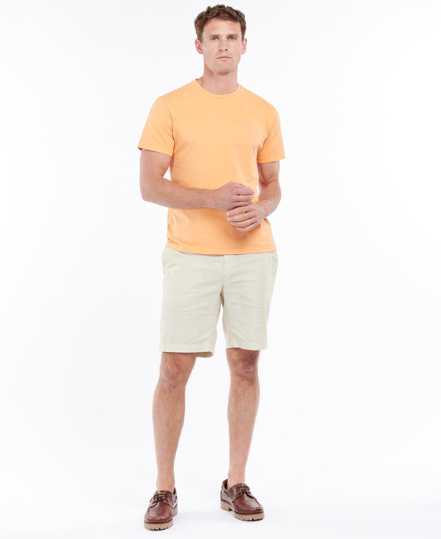 Barbour Garment Dyed T-Shirt Coral Sands - Imagen 2