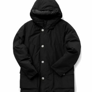 Woolrich Arctic Parka in Ramar with Protective Hood Black