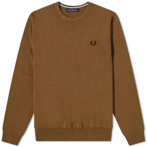 Fred Perry Classic Crew Neck Jumper Shaded Stone