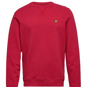 Lyle & Scott Men's Crew Neck Sweatshirt Tunnel Red