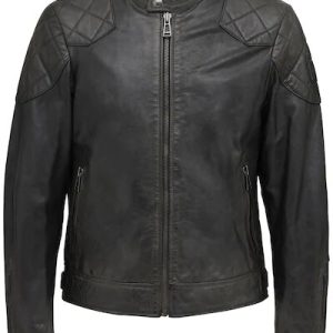 Belstaff Outlaw Jacket Hand Waxed Leather Black