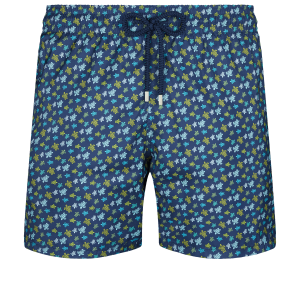 Vilebrequin Mahina Ultra-light and packable Swimwear Micro Tortues Rainbow Navy
