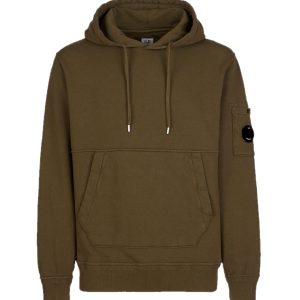 C.P. Company Cotton Fleece Hoodie Ivy Green