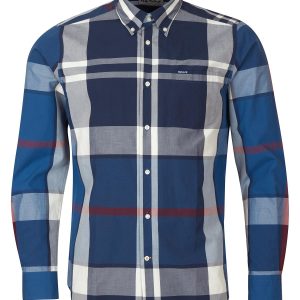 Barbour Harris Tailored Shirt Summer Navy