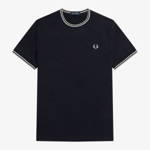 Fred Perry Twin Tipped T-Shirt Navy