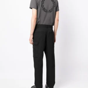 Fred Perry Back Graphic T-Shirt Gunmetal