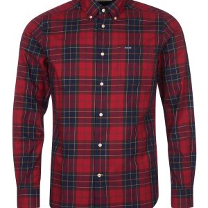 Barbour Wetheram Tailored Shirt Red