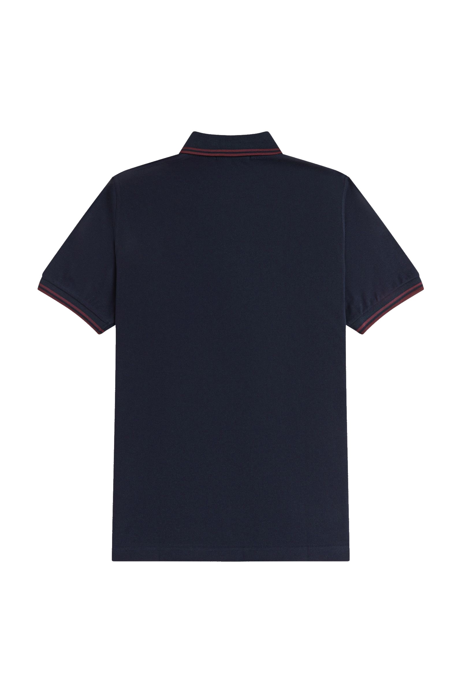 Fred Perry Reissues Original Twin Tipped Polo Navy / Oxblood - Imagen 4
