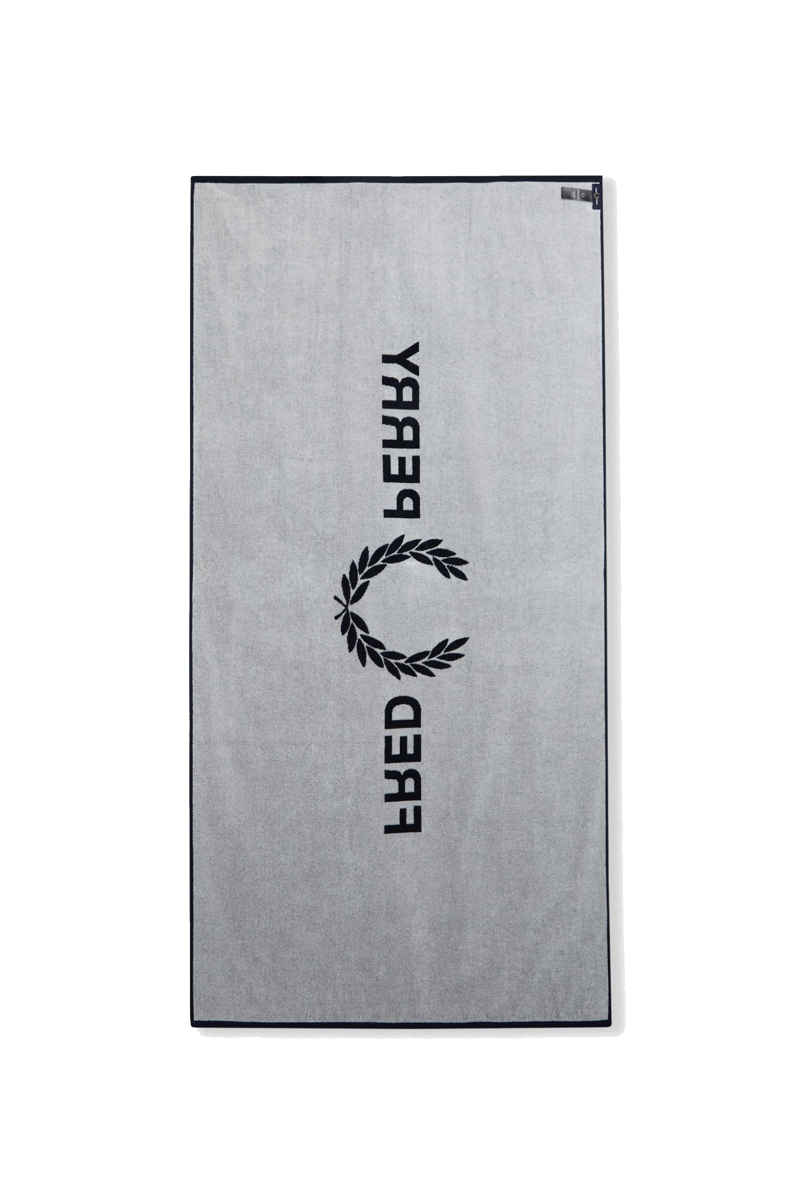 Fred Perry Cotton Beach Towel Navy / Snow White - Imagen 3