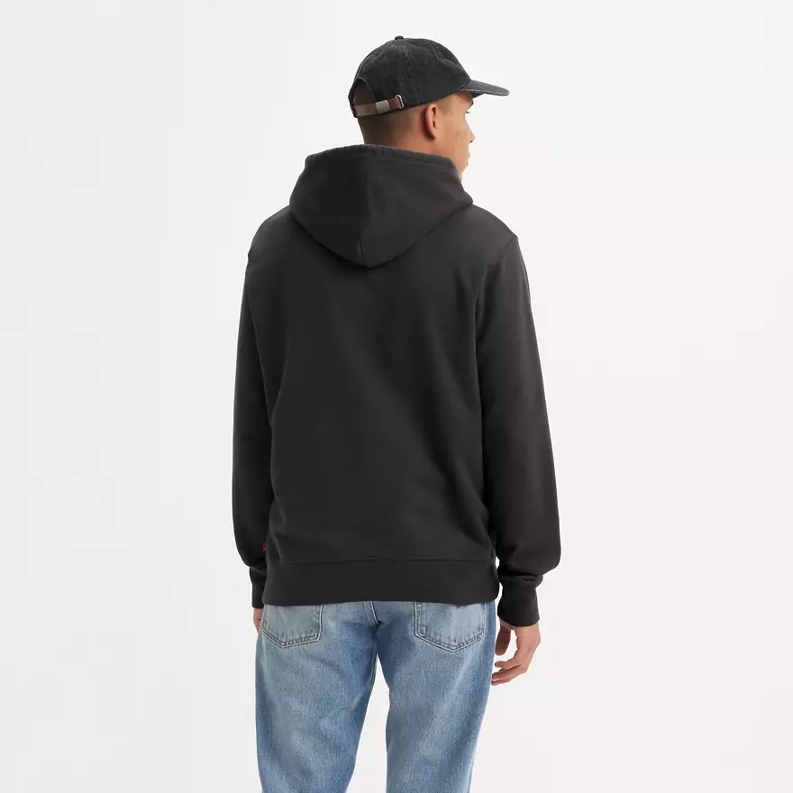 Levis Standard Graphic Hoodie Jet Black - Imagen 2