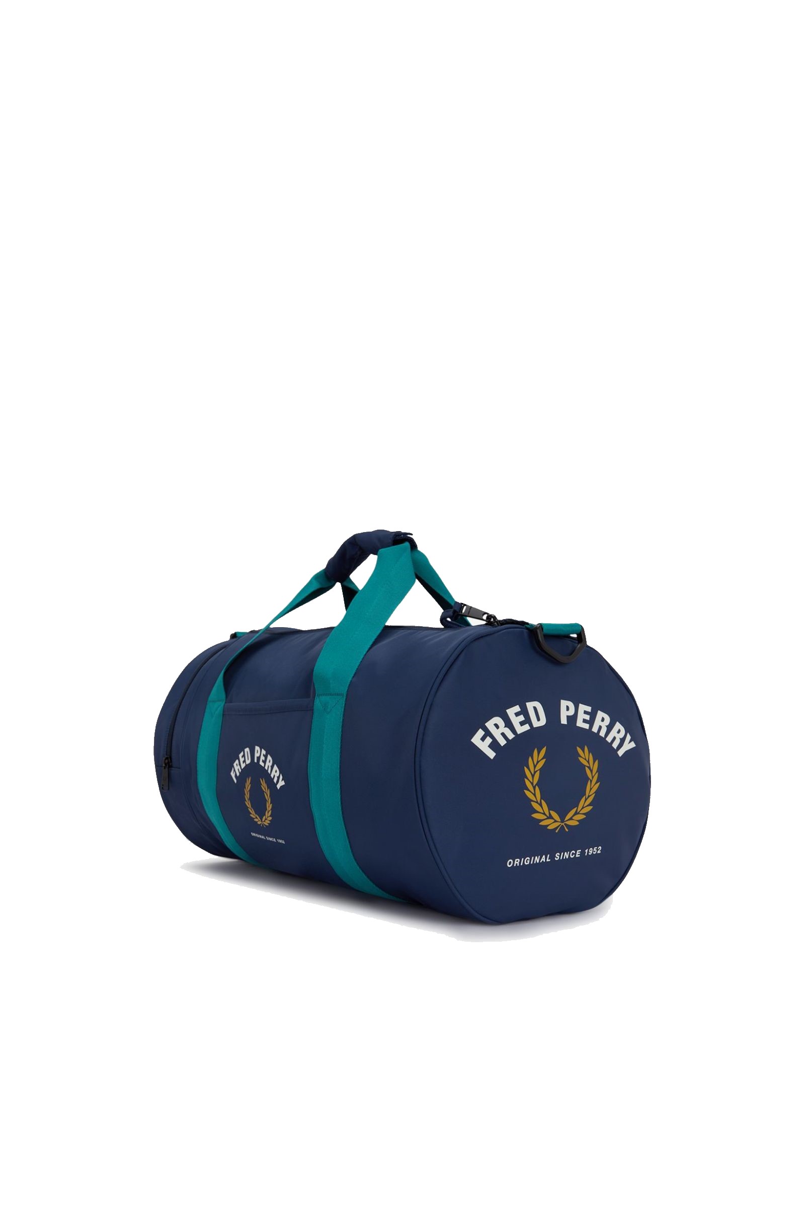 Fred Perry Sport Nylon Large Barrel Bag Tennis Blue
