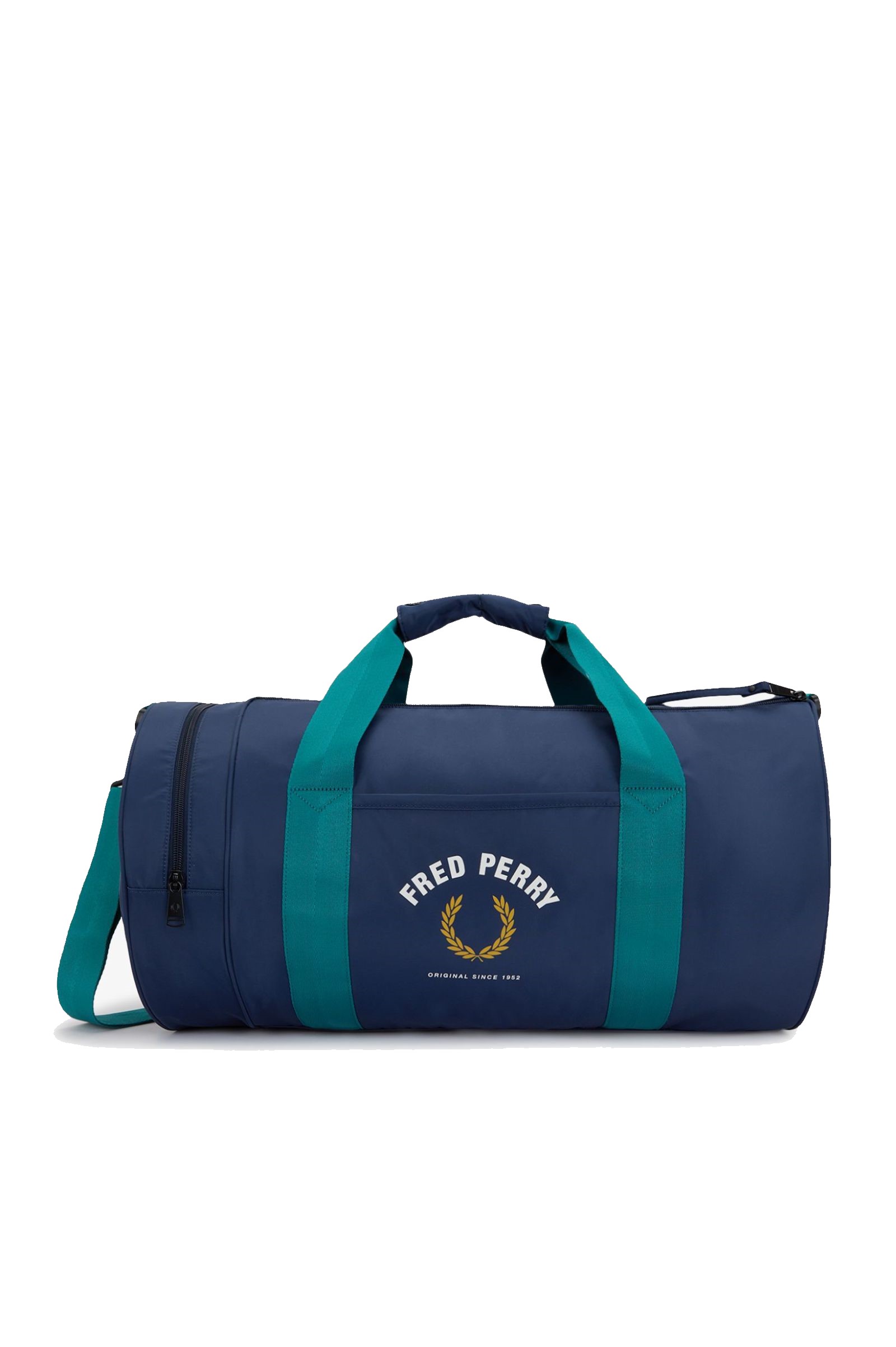 Fred Perry Sport Nylon Large Barrel Bag Tennis Blue - Imagen 5