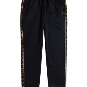 Fred Perry Taped Track Pant Black / Champagne
