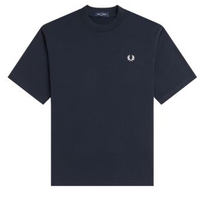 Fred Perry Back Print T-Shirt Navy