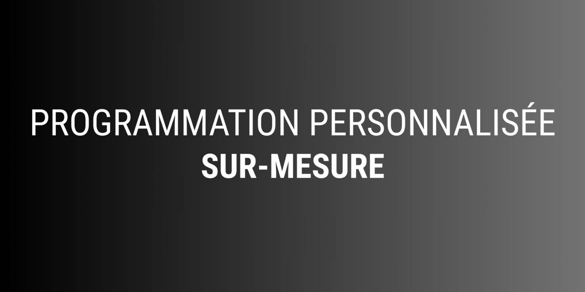 2L2N|PROGRAMMATION PERSONNALISÉE