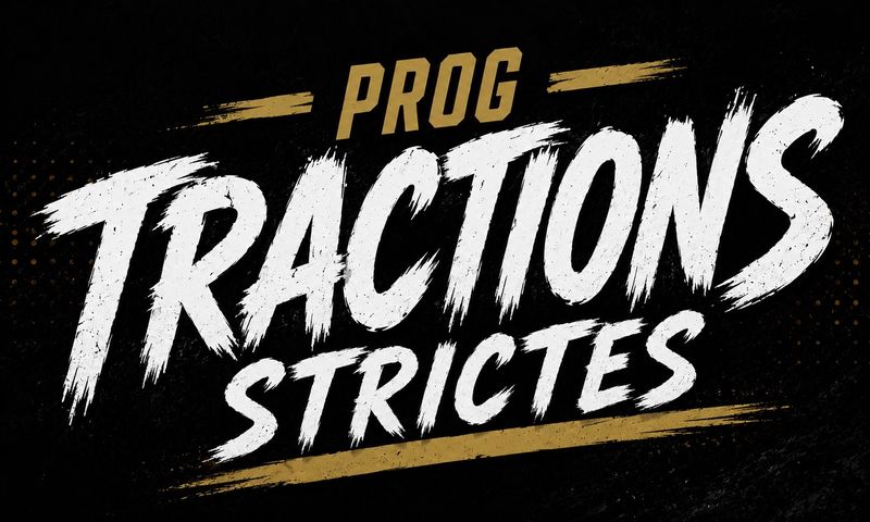 Prog Tractions Stricte