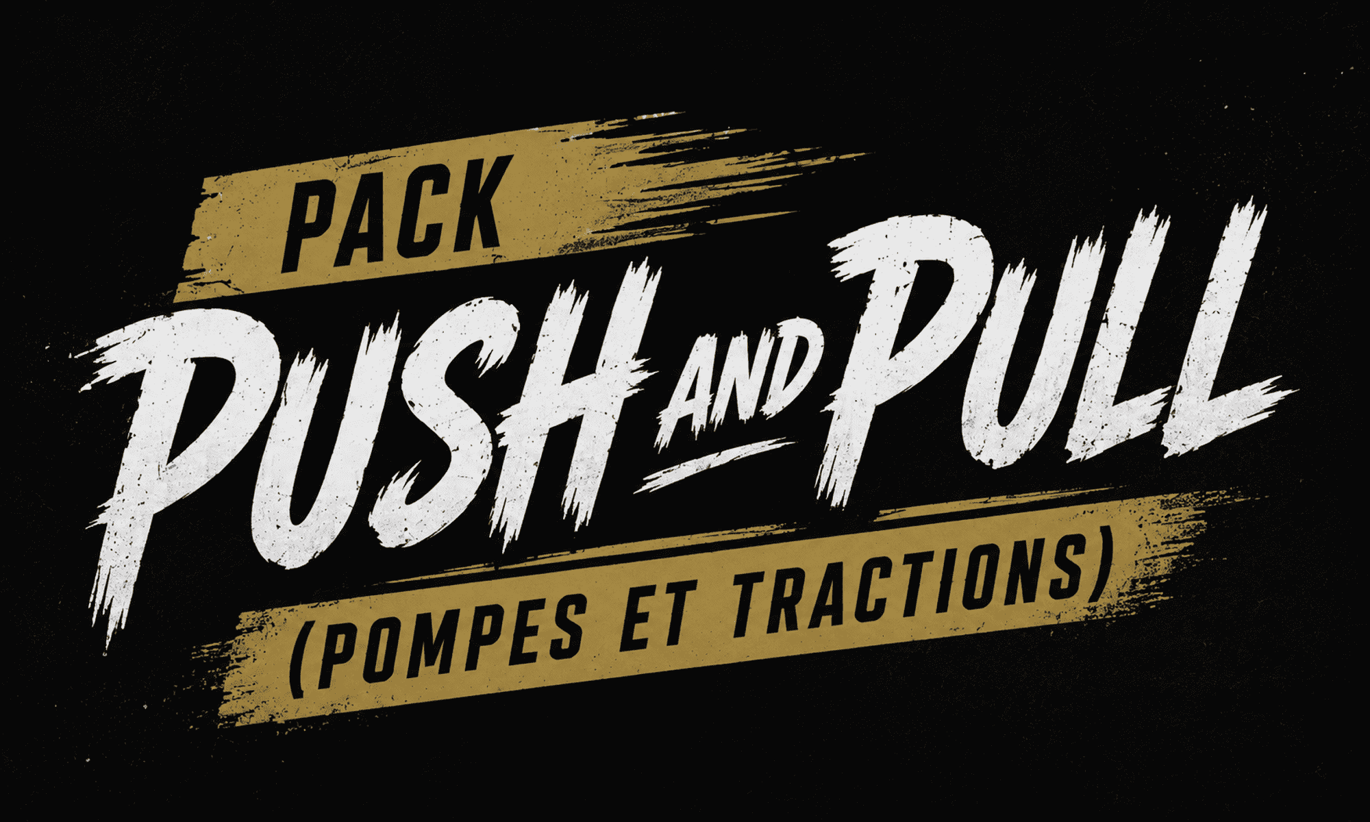 PACK Push and Pull (Pompes et Tractions)