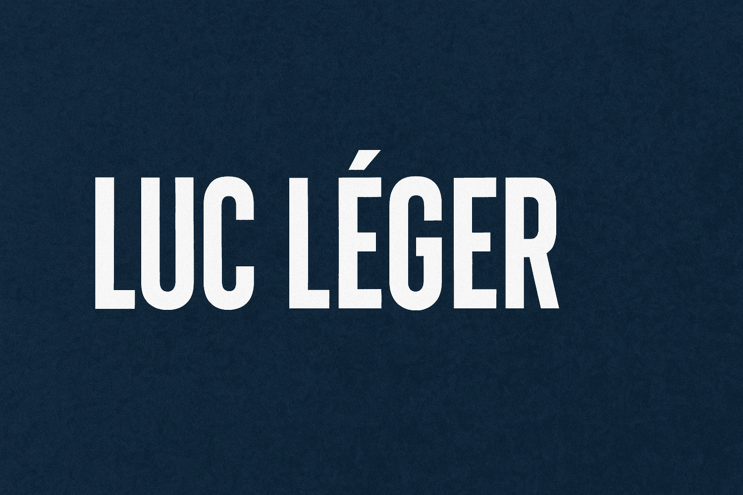 Préparation Luc Léger - 12 semaines