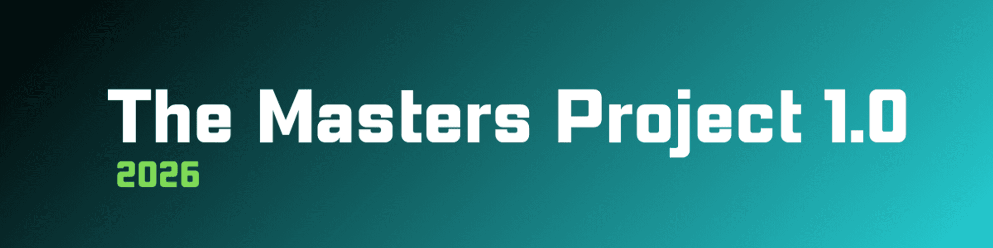 MASTERS Project 1.0 - Sign-ups