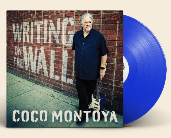 WRITING ON THE WALL/VINYLE BLEU TRANSLUCIDE
