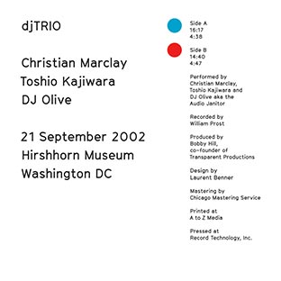 21 September 2002 Hirshhorn Museum, Washington DC