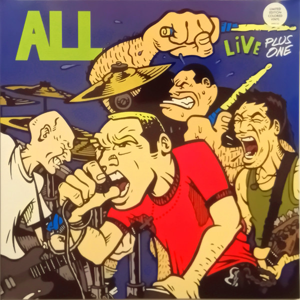 Live Plus One Vinyle Bleu et Jaune Marbré