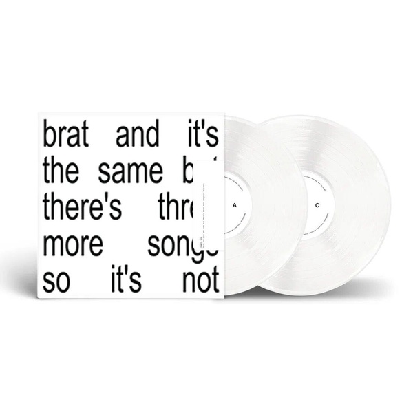 BRAT AND IT'S THE SAME BUT THERE'S THREE MORE SONGS SO IT'S NOT (LP BLANC)