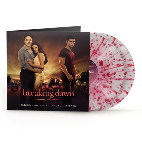 Twilight Saga Breaking Dawn Part 1  Vinyle Blanc et Rouge Transparent