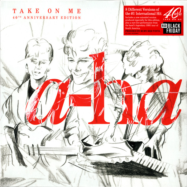 Take On Me 40th Anniversary Édition Limitée Vinyle Rouge