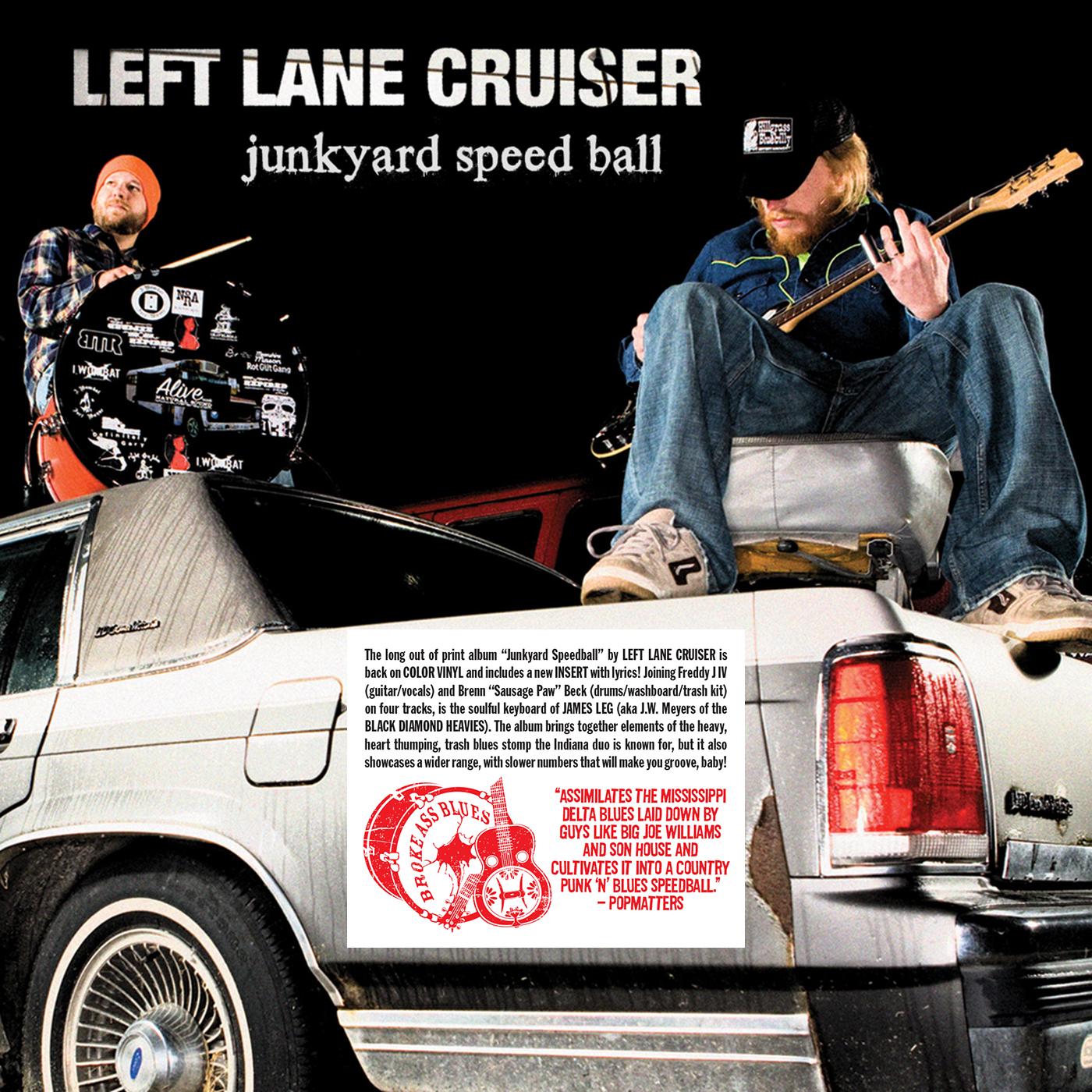 JUNKYARD SPEEDBALL/VINYLE ROUGE ET NOIR